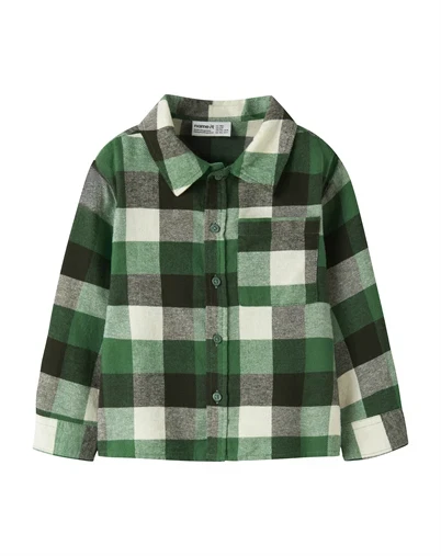 Name It - NMMLevin Overshirt Skjorte - Verdant Green 